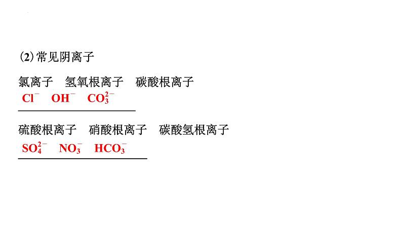 2023年中考化学二轮复习考点专题突破化学用语课件04