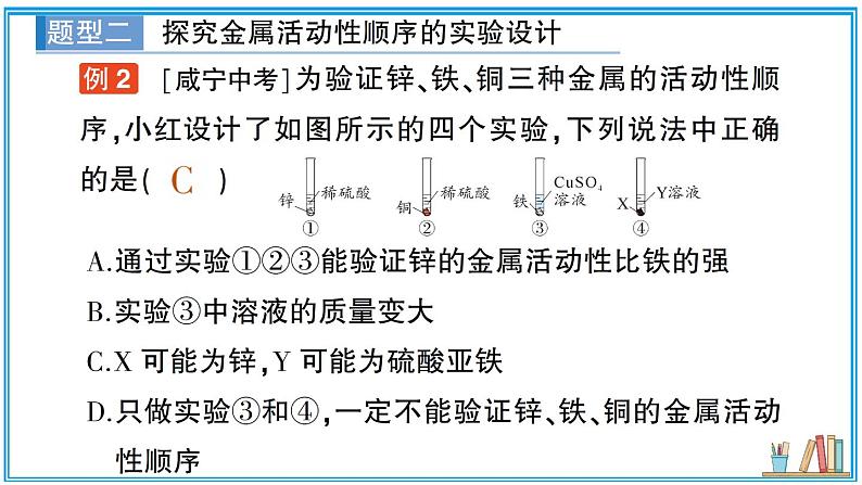 2023年中考化学二轮复习专题一 金属活动性顺序及其应用课件PPT第5页