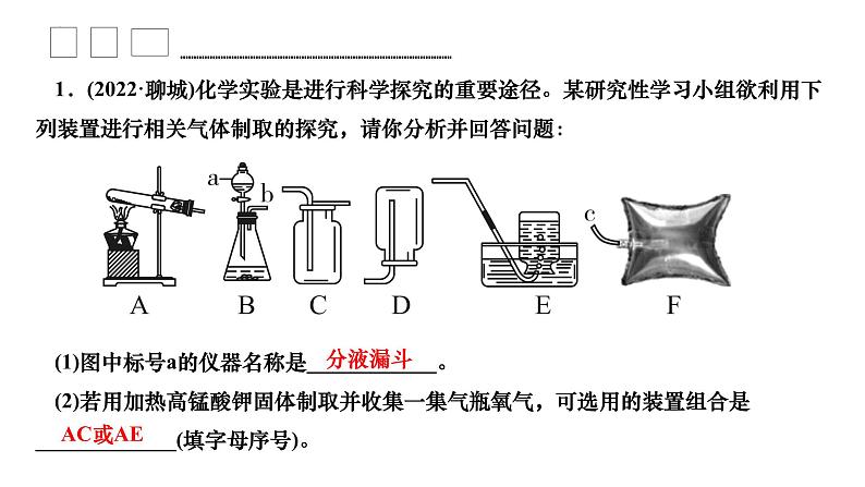 2023年中考二轮复习探究一　学生必做实验课件PPT第2页