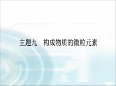 中考化学复习主题九构成物质的微粒元素练习课件