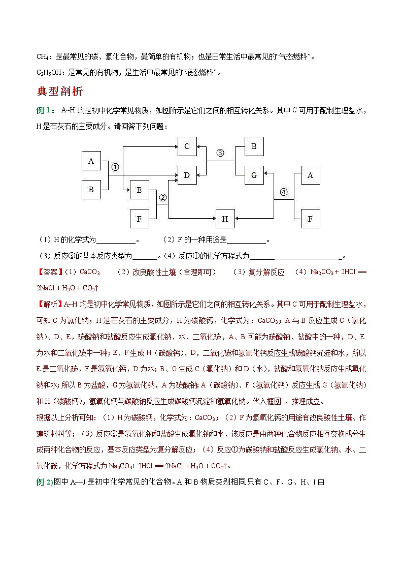 中考化学二轮复习重难点考点07—框式推断题专题突破（一）（解析版）第3页