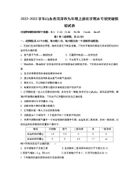 2022-2023学年山东省菏泽市九年级上册化学期末专项突破模拟试卷（含解析）