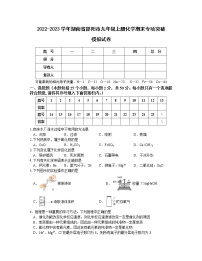 2022-2023学年湖南省邵阳市九年级上册化学期末专项突破模拟试卷（含解析）