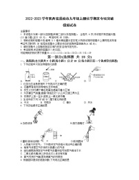 2022-2023学年陕西省渭南市九年级上册化学期末专项突破模拟试卷（含解析）