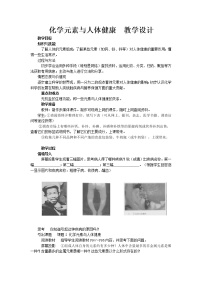 化学九年级下册课题2 化学元素与人体健康教学设计