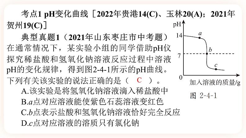【备战2023】中考化学一轮复习：第4讲《中考化学坐标曲线题》课件第5页