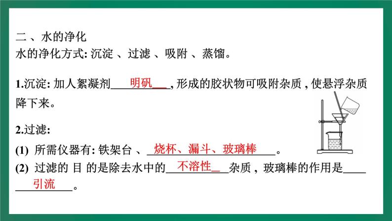 2023年中考化学大一轮复习课件 考点2  自然界的水06