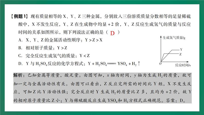 2023年中考化学大一轮复习课件 专题一  坐标图06