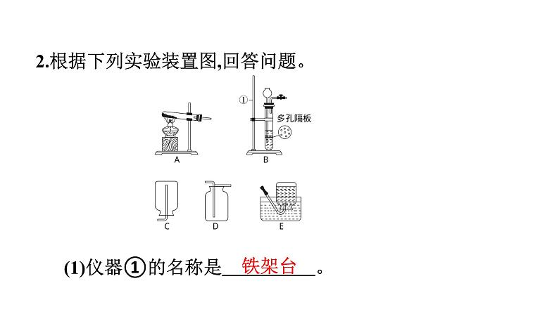 2023年安徽省中考化学复习专题三---常见气体的制备课件PPT第6页