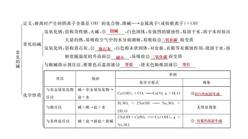 2023年中考安徽专用化学一轮考点知识梳理第十单元　酸和碱第1课时　常见的酸和碱课件PPT第3页