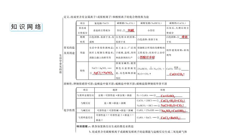 2023年中考安徽专用化学一轮考点知识梳理第十一单元　盐　化肥课件PPT02