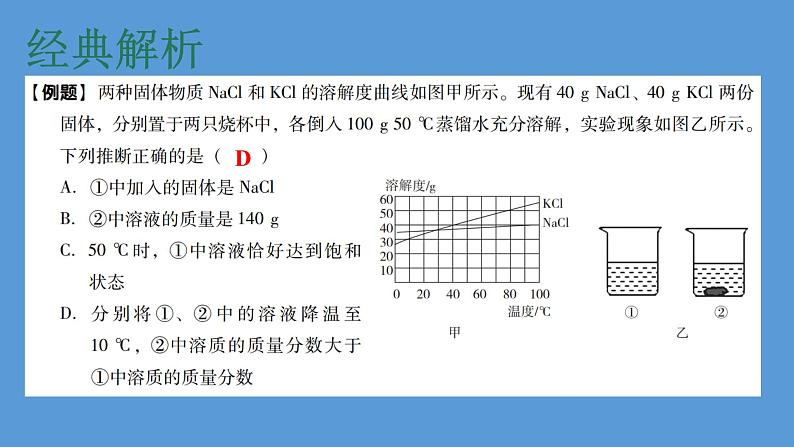 2023年中考化学复习专题----溶解度与溶解度曲线课件PPT第8页