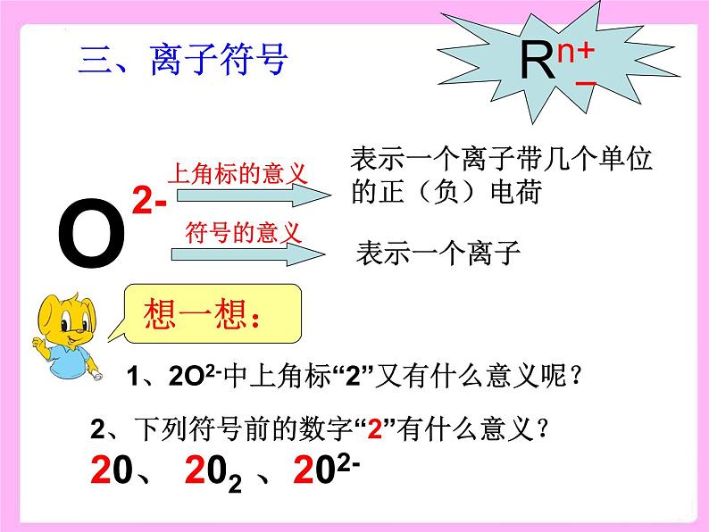 2023年中考化学专题复习之化学用语课件PPT07