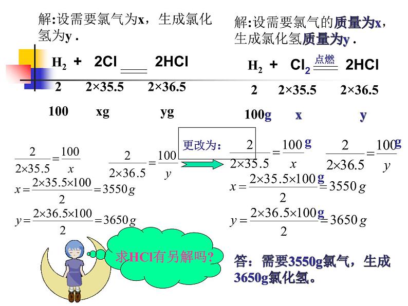 人教版（五四制）化学八年级全一册 5.3 利用化学方程式的简单计算 课件02第7页