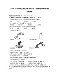 2022-2023学年吉林省长春市九年级下册期中化学专项突破模拟试卷