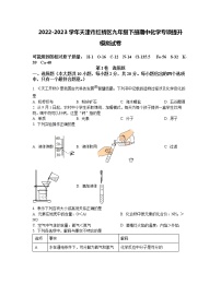 2022-2023学年天津市红桥区九年级下册期中化学专项提升模拟试卷（含解析）