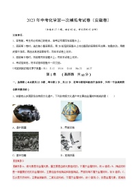 化学（安徽卷）-学易金卷：2023年中考第一次模拟考试卷