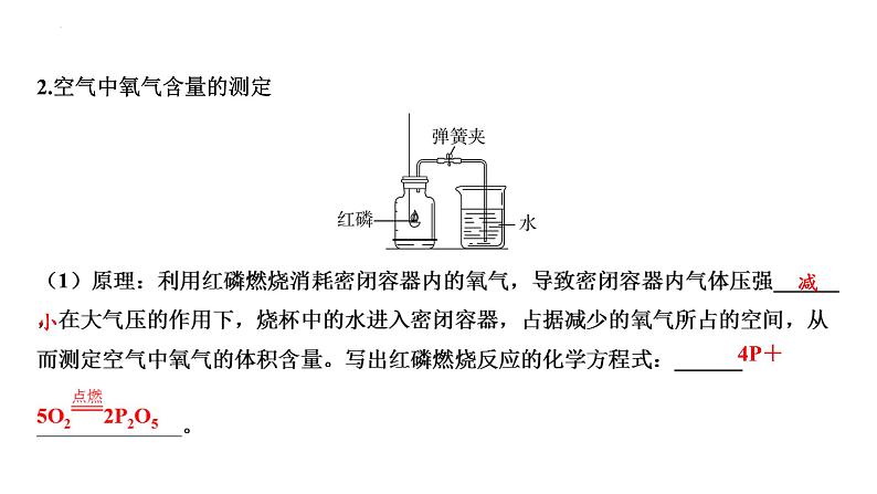 2023年中考化学一轮复习考点过关 空气的认识及保护课件03