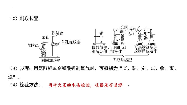 2023年中考化学一轮复习考点过关 氧气的性质和制取课件06