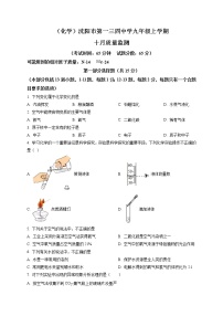 辽宁省沈阳市第一三四中学2019届九年级第一学期十月质量监测化学试题