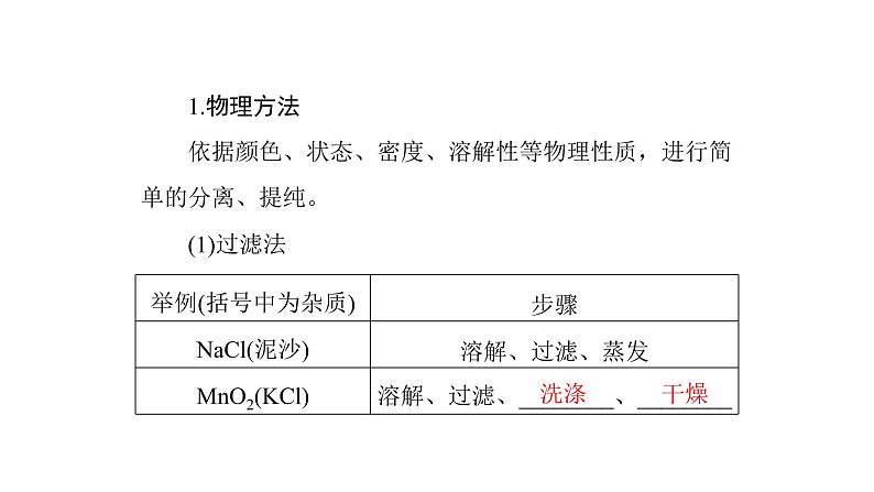 2023年中考化学复习专题 物质的分离与提纯课件第3页