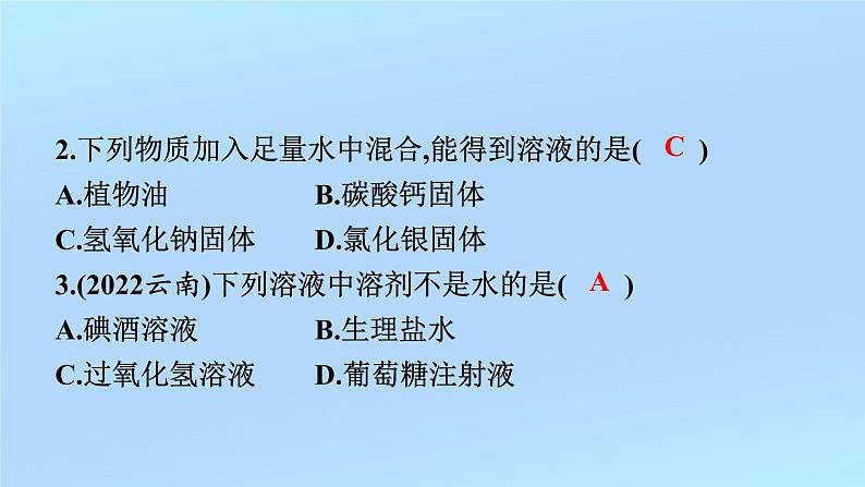 2023年中考化学复习专题----溶液课件PPT第3页