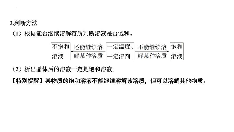 2023年中考化学复习考点过关 溶液的组成、计算和配制及溶解度课件第8页