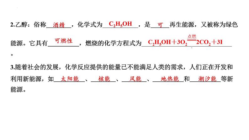 2023年中考化学复习考点过关 燃料及燃烧课件第6页