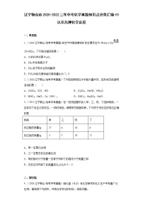 辽宁鞍山市2020-2022三年中考化学真题知识点分类汇编-01认识几种化学反应