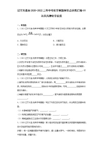 辽宁大连市2020-2022三年中考化学真题知识点分类汇编-01认识几种化学反应