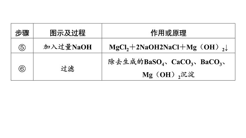 2023年河南中考粗盐中可溶性杂质的去除课件PPT第6页