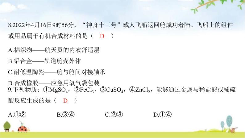 2023年广东省初中学业水平考试化学仿真试卷（二）课件07