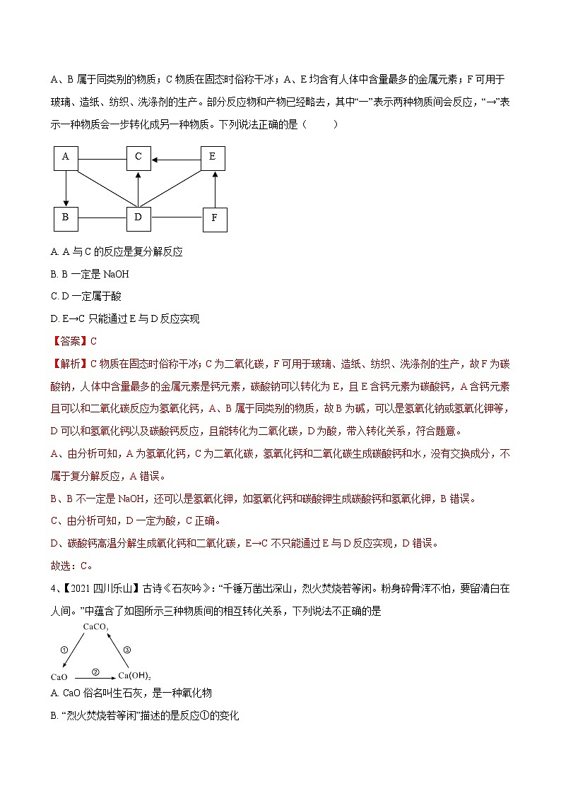 专题18 物质的转化与推断（讲通练透）-（教师版）第3页