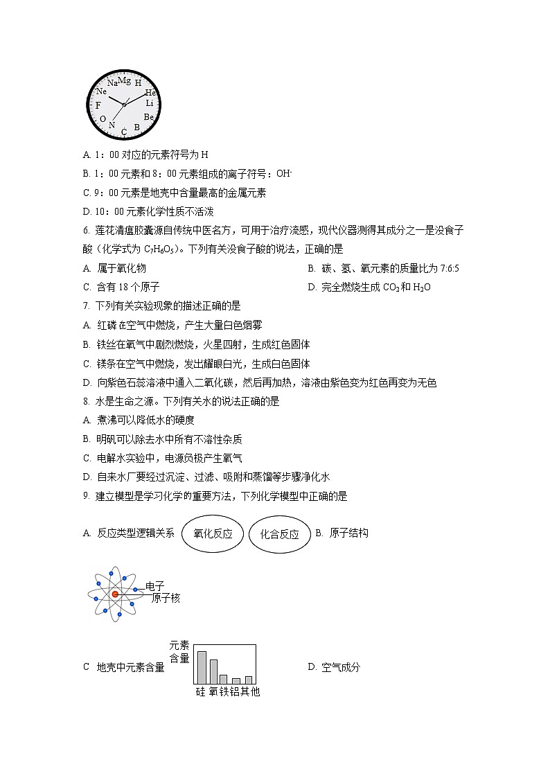 云南省保山市施甸县2022-2023学年九年级上学期期末化学试题第2页