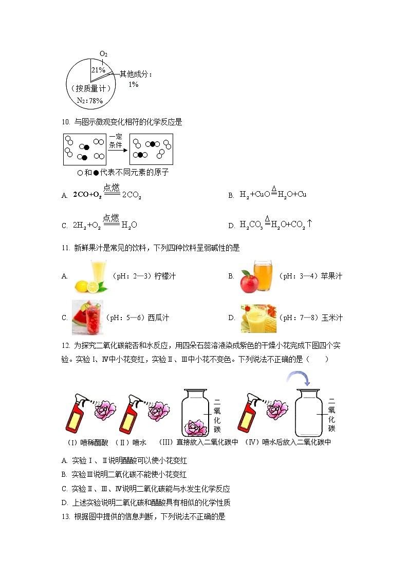 云南省保山市施甸县2022-2023学年九年级上学期期末化学试题第3页