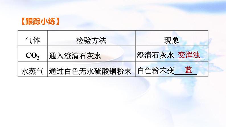 中考化学复习基础梳理第21课时物质的检验与鉴别、分离和除杂课件06