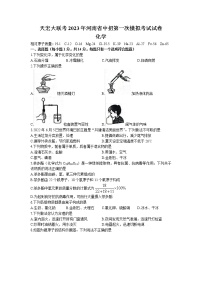 2023年河南省驻马店市西平县中考一模化学试题