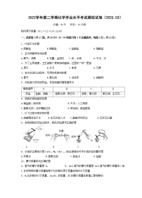 2023年上海市七宝中学附属鑫都实验中学中考化学模拟试题(含答案）