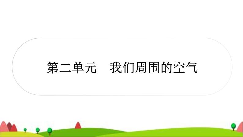 中考化学复习第二单元我们周围的空气作业课件第1页