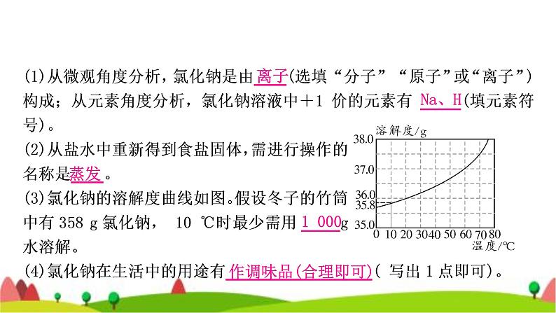 中考化学复习题型突破四短文阅读题(针对第13题)作业课件第5页