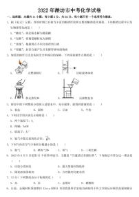 2022年山东省潍坊市中考化学试卷【附参考答案】