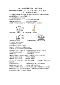 2023年山东省聊城市临清市中考一模化学试题