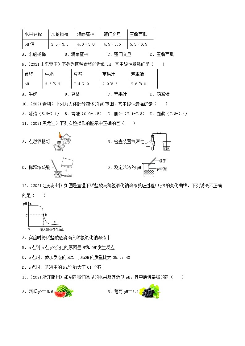 专题17溶液的酸碱性（学生版）第3页