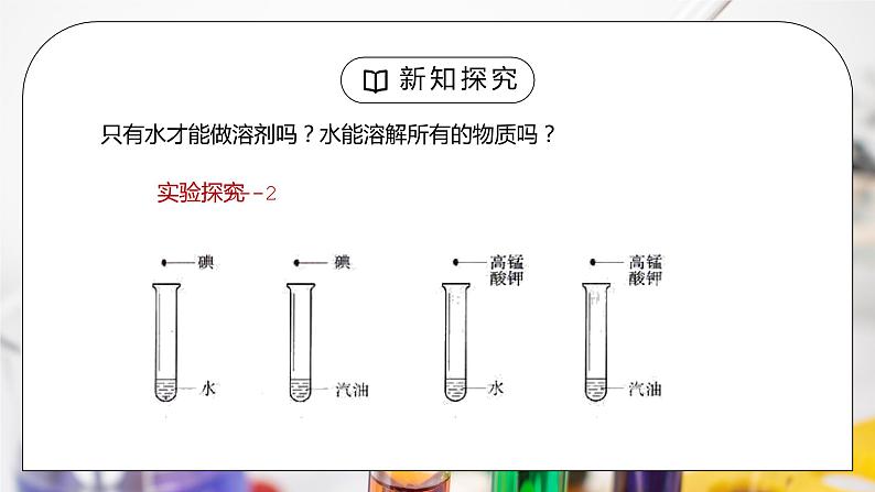 人教版九年级化学下册第二单元《溶液-溶液的形成》PPT课件08