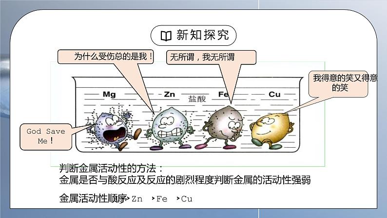 人教版九年级化学下册第一单元《金属和金属材料-金属的化学性质》PPT课件08