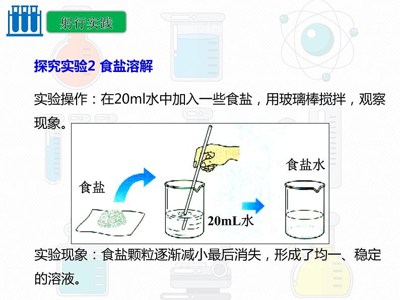 第九单元 课题一 溶液的形成课件  九年级化学人教版下册第7页