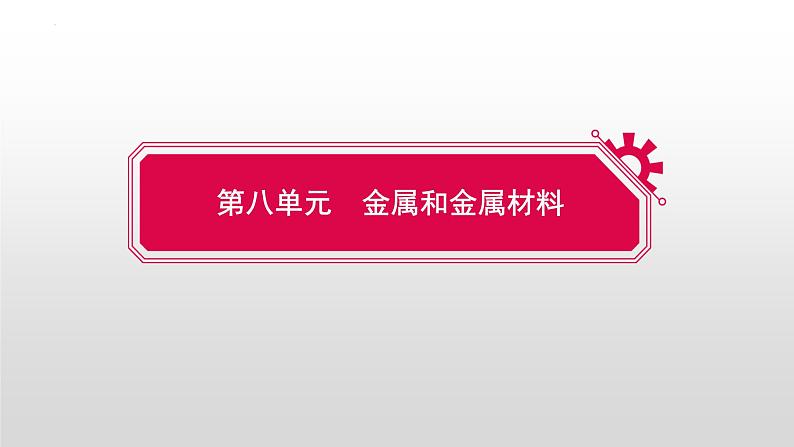 第八单元实验活动 四 金属的物理性质和某些化学性质课件 九年级化学人教版下册01