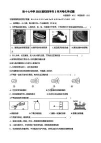 黑龙江省哈尔滨市南岗区第十七中学校2022-2023学年九年级（五四学制）下学期3月月考化学试卷