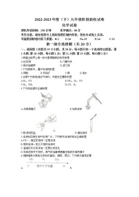 辽宁省本溪市2022-2023学年九年级下学期3月月考化学试题