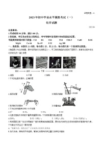 2023年山东省潍坊市潍城区、寒亭区、坊子区、奎文区中考一模化学试题（含答案）